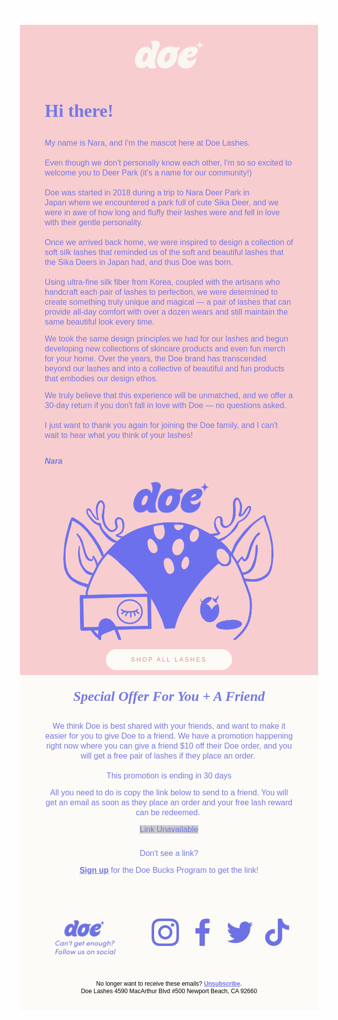 Want To Give You A Warm Welcome