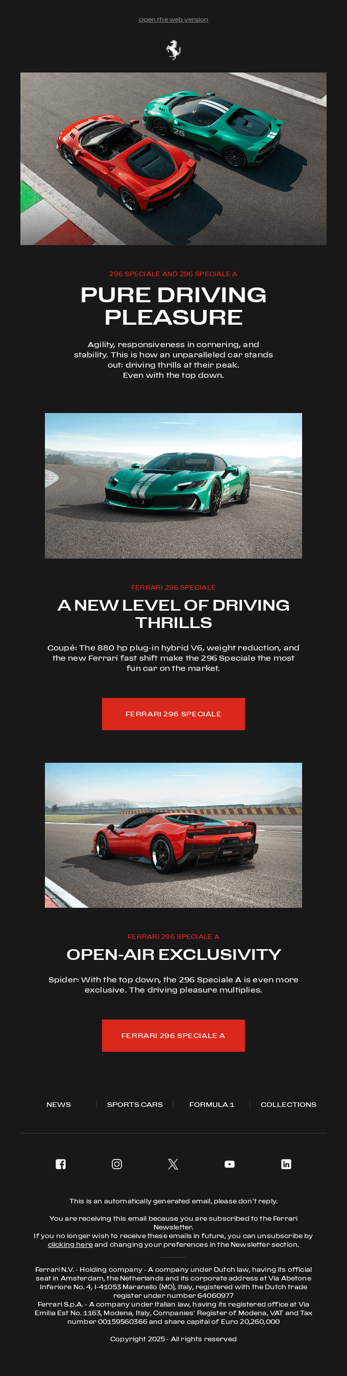 The New 296 Speciale And 296 Speciale A Are Here