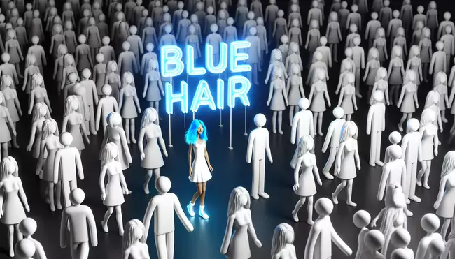The meaning of Blue Hair by Tv Girl AI interpretation of Blue Hair by Tv Girl