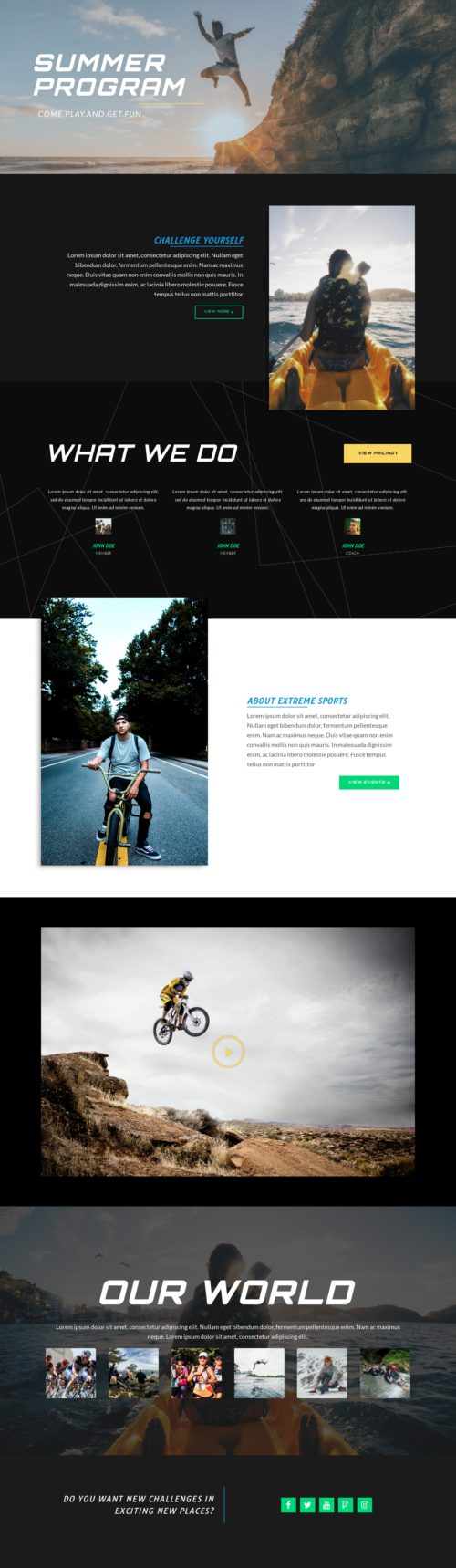 Extreme Sport Program