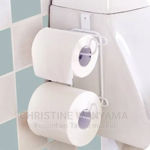 Metallic double tissue holder