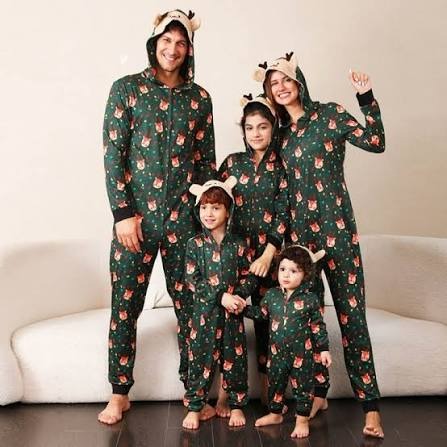 Family Matching Christmas Pajamas 3