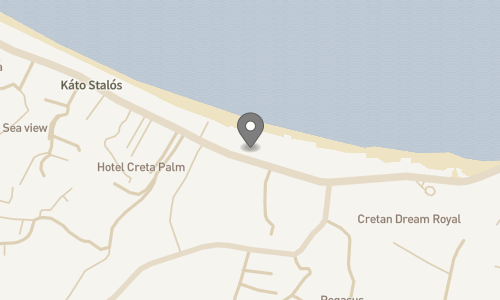 Lokation for Seaside Studios & Apartments m/mini All Inclusive