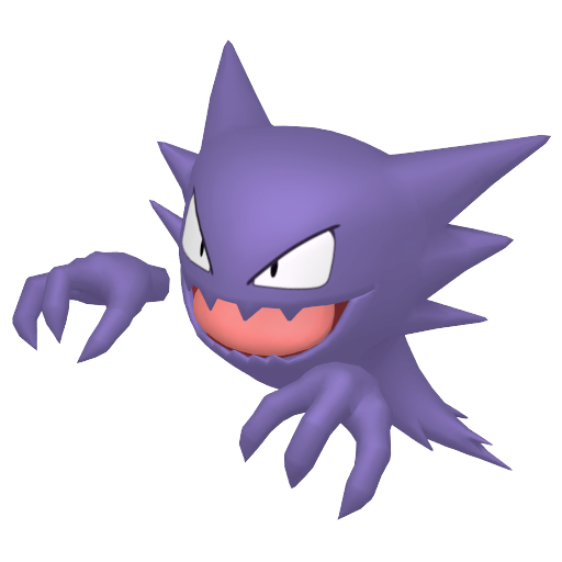 Haunter - Ghost/Poison type Pokemon from Pokemon Platinum with stats, moves, and evolution data