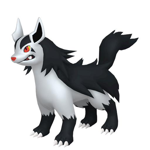 Mightyena - Dark type Pokemon from Pokemon X and Y with stats, moves, and evolution data