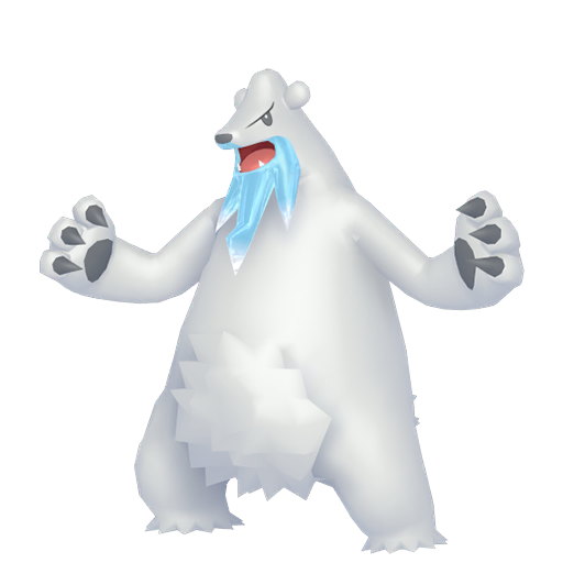 Beartic - Ice type Pokemon from Pokemon Sword and Shield with stats, moves, and evolution data