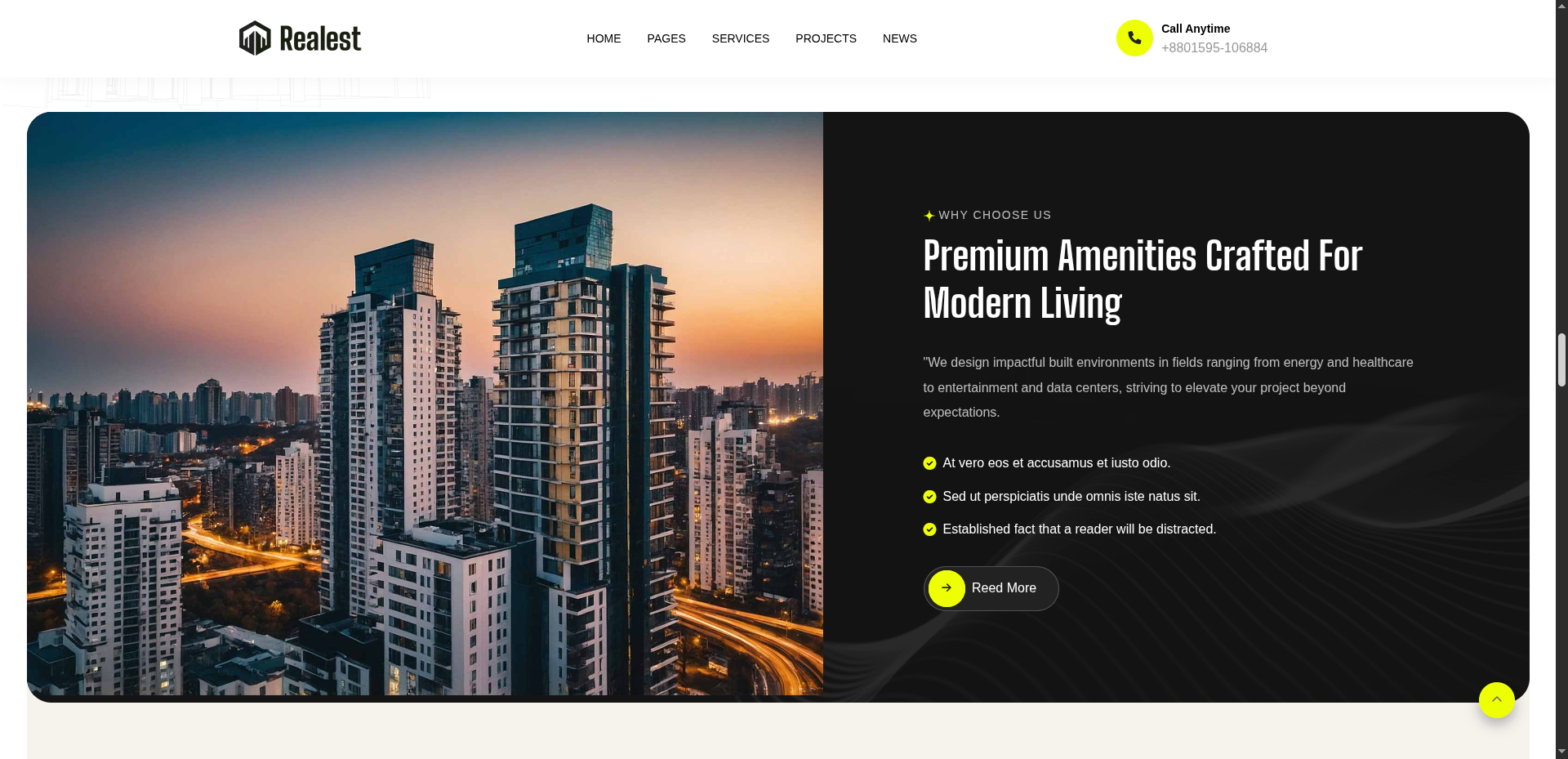 Realest - Real Estate Project project screenshot 2