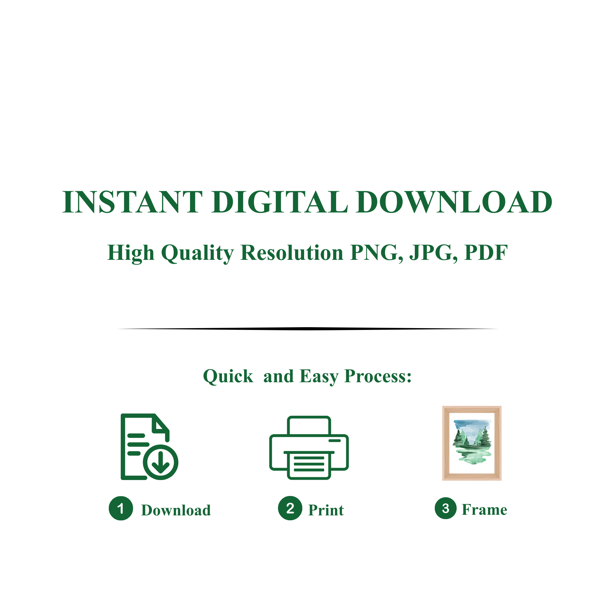 Instant Digital Download