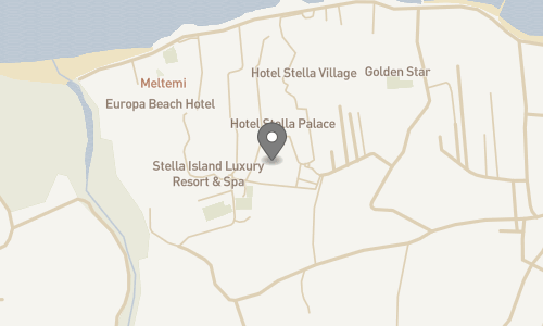 Lokation for Stella Island Resort & Spa - voksenhotel
