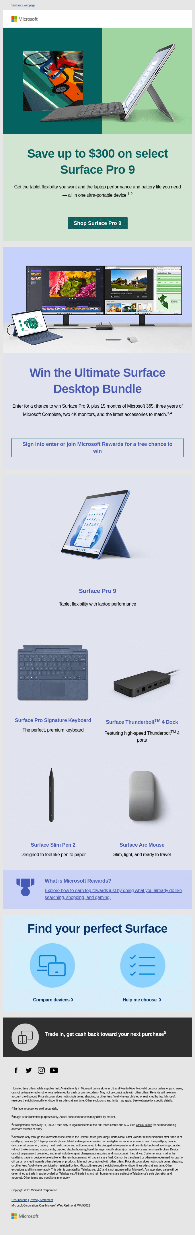 Save Up To 300 On Select Surface Pro 9 Win The Ultimate Surface Desktop Bundle