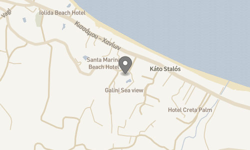 Lokation for Galini Sea View Hotel