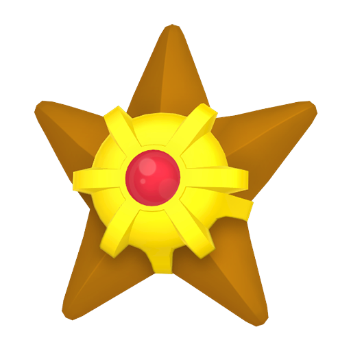 Staryu - Water type Pokemon from Pokemon FireRed and LeafGreen with stats, moves, and evolution data