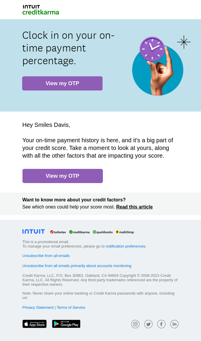 Drumroll Smiles Davis Your On Time Payment Percentage Is Here