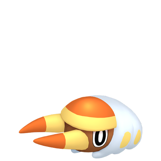 Grubbin - Bug type Pokemon from Pokemon Sword and Shield with stats, moves, and evolution data