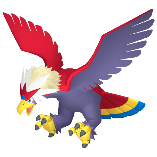 Braviary - Normal/Flying type Pokemon from Pokemon Sword and Shield with stats, moves, and evolution data