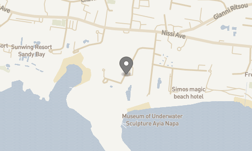 Lokation for Hotel Atlantica Callisto