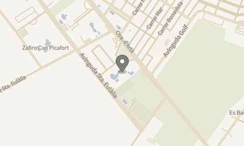 Lokation for Zafiro Alzinar Mar - voksenhotel