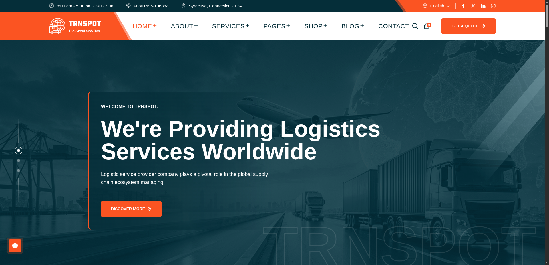 TrnSpot Transportation Management Platform project screenshot 1