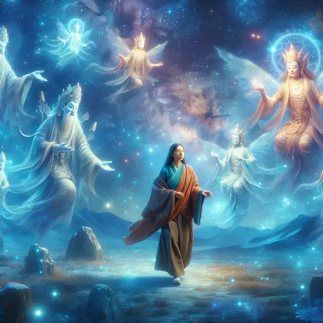 The meaning of Angels In Tibet by Amaarae AI interpretation of Angels In Tibet by Amaarae