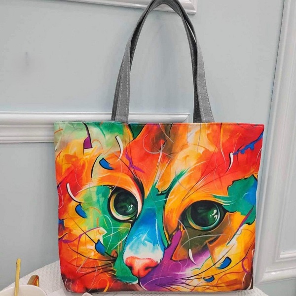 BDyana Ladies Fasionable Printed Soft Fabrics Bag | Ladies Fasionable Printed Soft Fabrics Bag