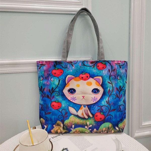 BDyana Ladies Fasionable Printed Soft Fabrics Bag | Ladies Fasionable Printed Soft Fabrics Bag