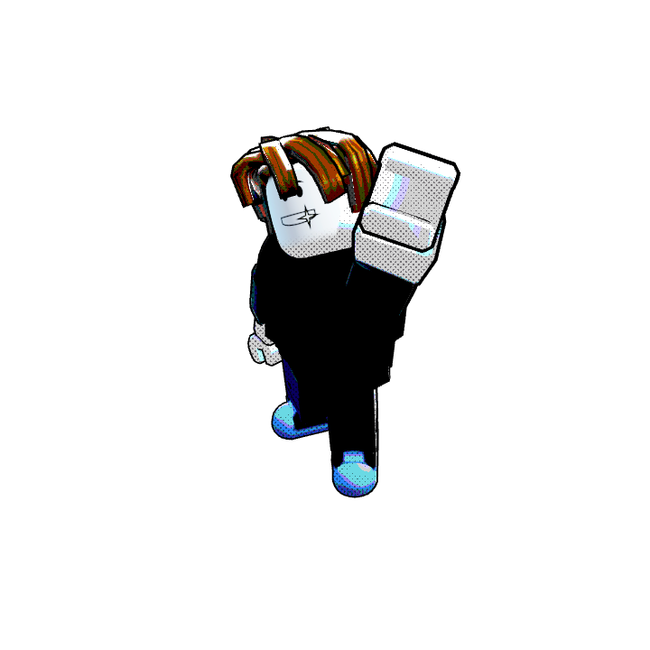 Foreshortening 1 Roblox pose by @dudman