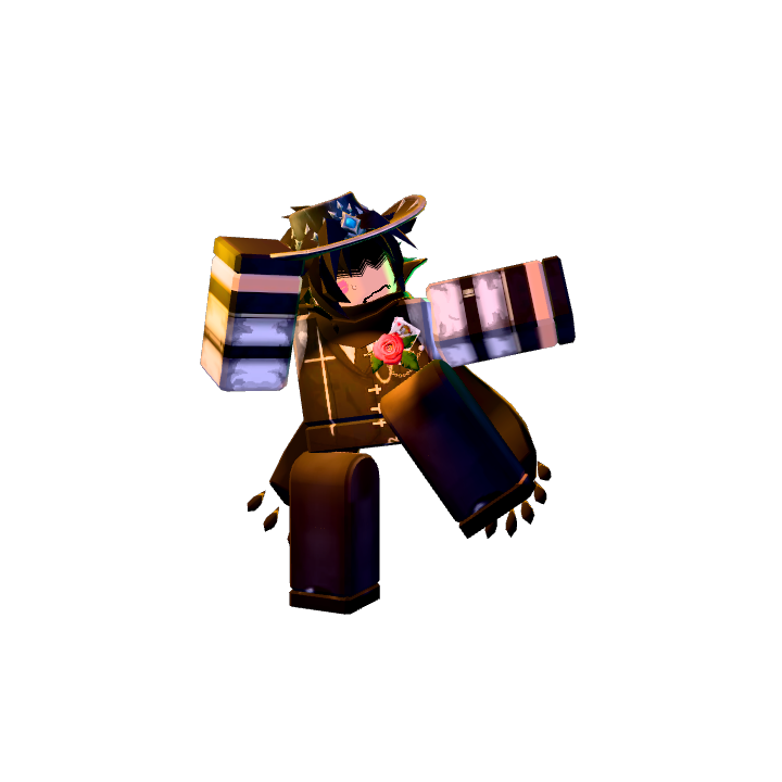 Zombie Cat Elliot - Forsaken Roblox pose by @pikajerge