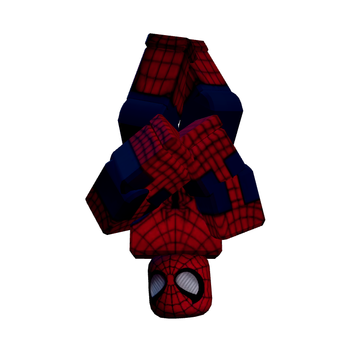 Upside Down Spider-Man Pose remix Roblox pose by @noor_kio