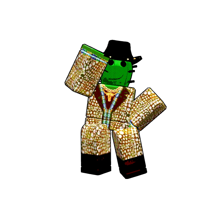 cactus cowboy Roblox pose by @jaenk