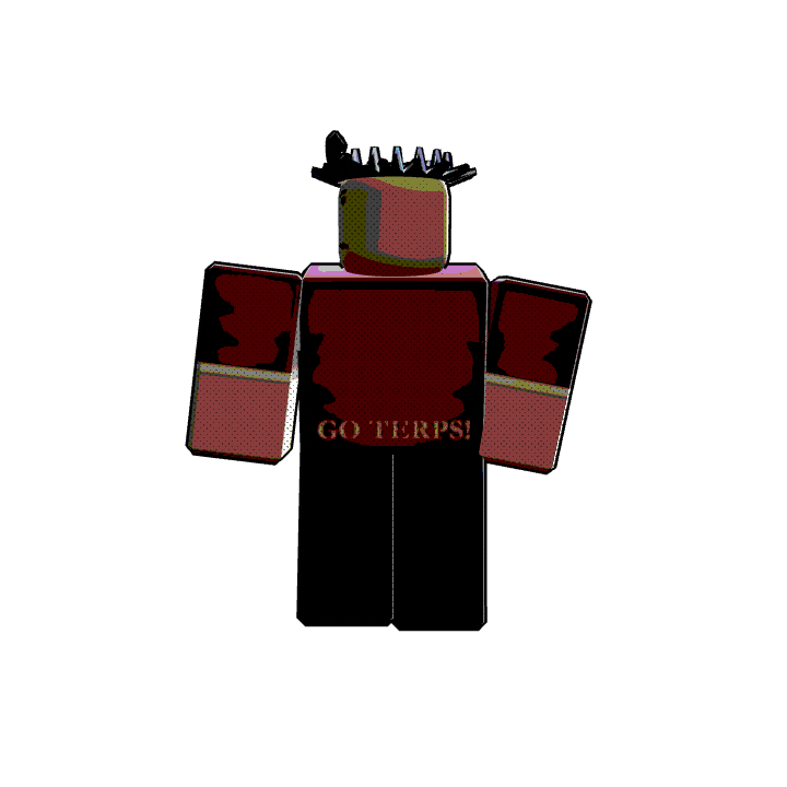 Dignity looking behind his back — Roblox avatar pose by @m5rcel