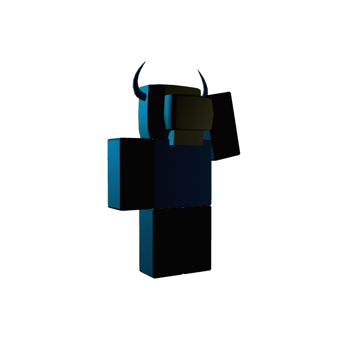 Blue light activation Roblox pose by @bucket