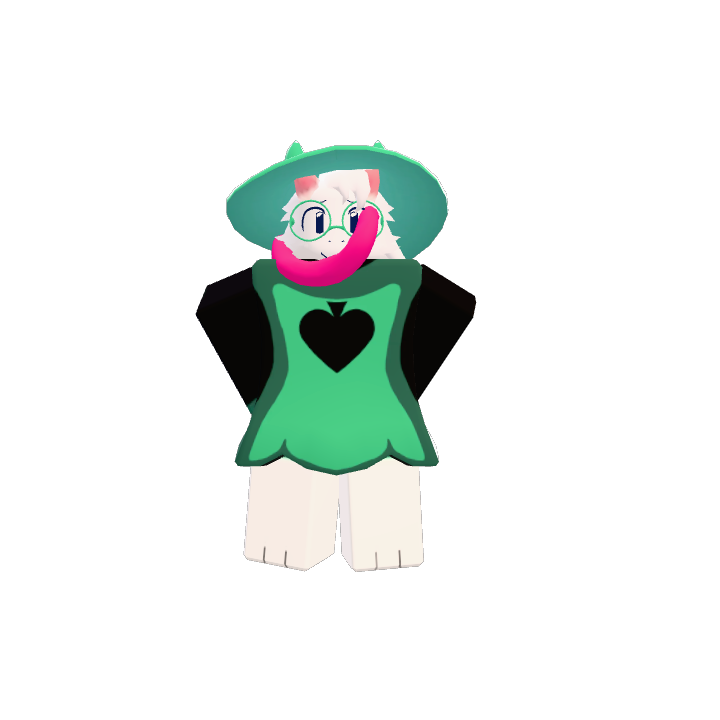 Ralsei Roblox pose by @tootlechips