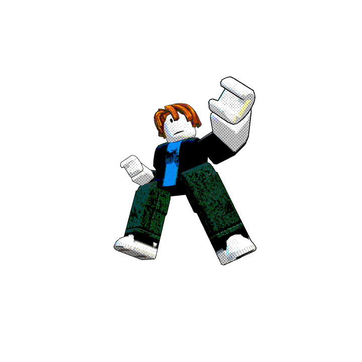 Dramatic Uppercut Stance remix Roblox pose by @buzzbee905