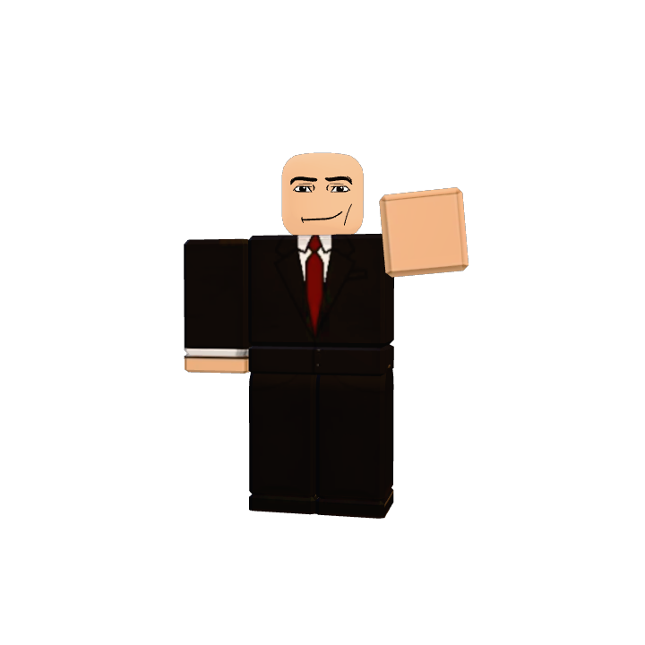 AD pointing Roblox pose by @caveiranegra190