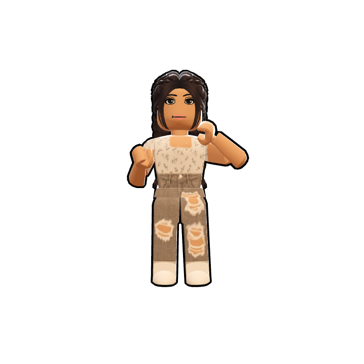 Gold digger Roblox pose by @brandinhoyt