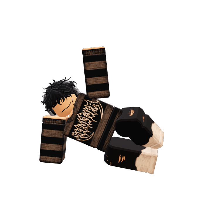 lay and wave — Roblox avatar pose by @iamblobiest