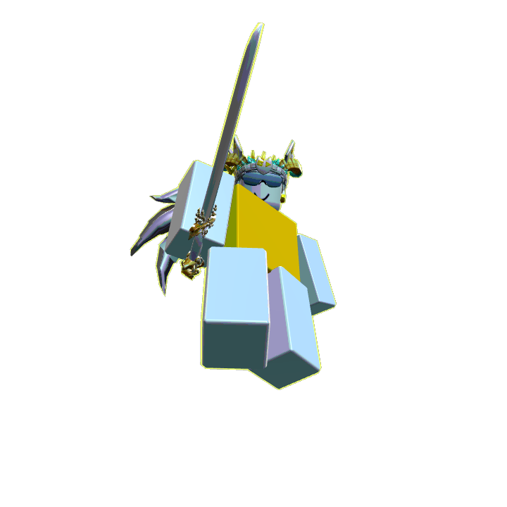 Laying sword Roblox pose by @chipte