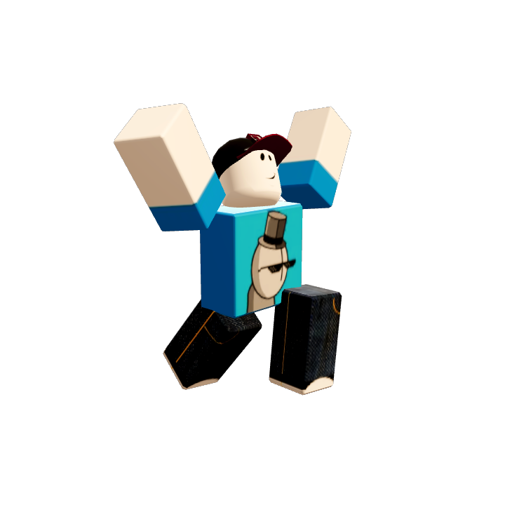 Jumping for joy Roblox pose by @ihaveanoffensiveuser