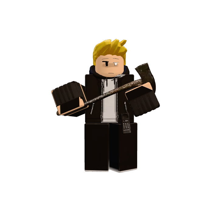 Axe hold Isaiah render Roblox pose by @xxdarkwolfwolf32xx