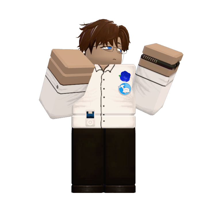 Wanna fight? Roblox pose by @ashroof