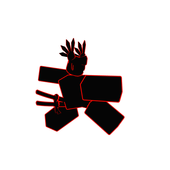 Action Run With Peace Sign Roblox pose by @maho