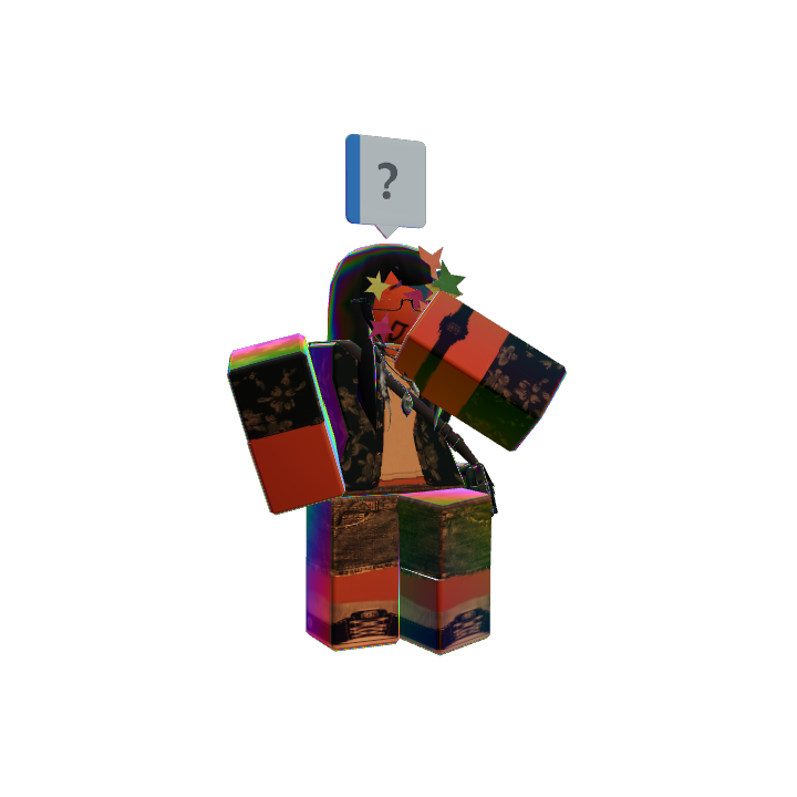Pondering — Roblox avatar pose by @caffein3