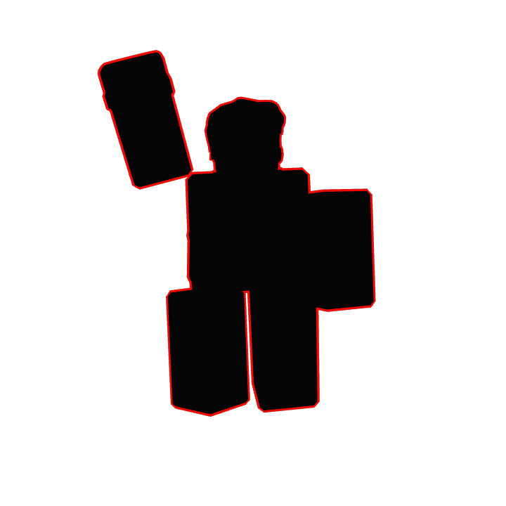 Outcome Memories: Solo Win Fist Raised Roblox pose by @asym_victim