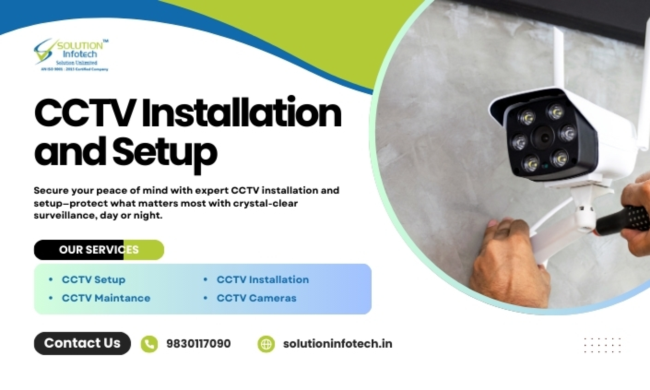 Reliable CCTV Installation & Repair Services in Kolkata - Solution Infotech