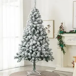 Snow flocked Christmas Tree 3