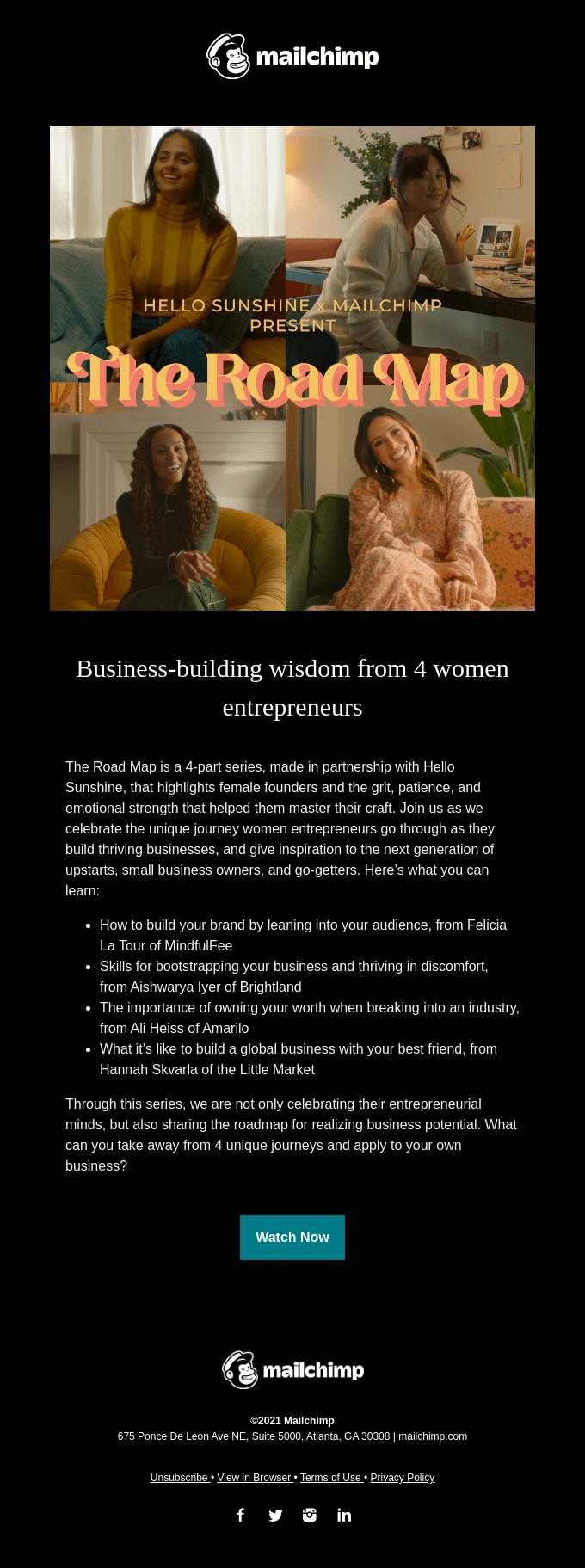 New Video Series Get Advice On Building Your Business In The Road Map