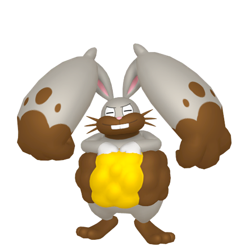 Diggersby - Normal/Ground type Pokemon from Pokemon X and Y with stats, moves, and evolution data