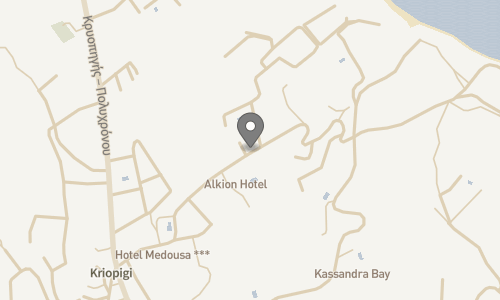 Lokation for Hotel Kriopigi