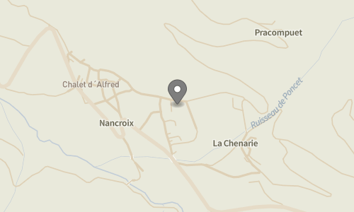 Lokation for Chalet La Tanière de l'Ours