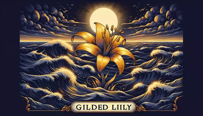 The meaning of Gilded Lily by Cults AI interpretation of Gilded Lily by Cults